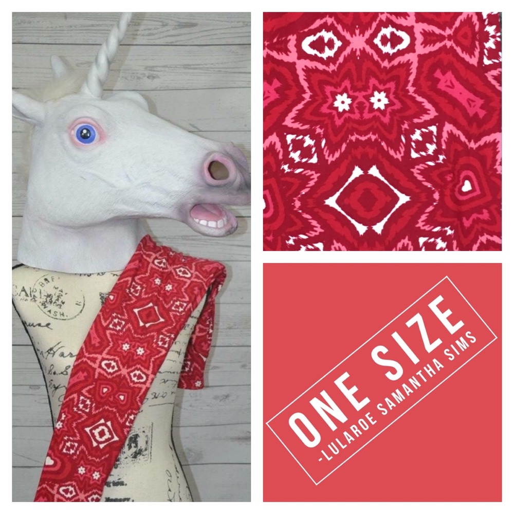 LuLaRoe Valentines Leggings OS